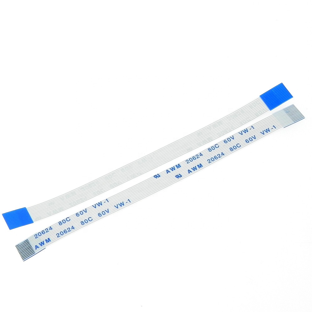 0.5 मिमी पिच 10pin 115mm लांबी एक प्रकारची लवचिक फ्लॅट FFC जम्पर रोबोट केबल